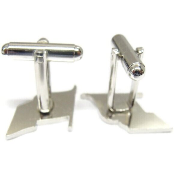 American Flag Cufflinks Shirt Formal Wedding Accessories Tux Vintage IOB - Picture 7 of 16